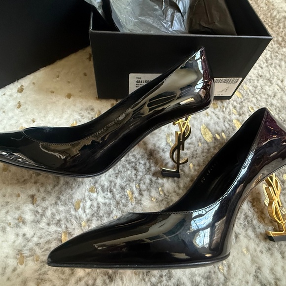 New Saint Laurent Opyum Pumps 40.5 - Picture 6 of 8